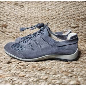 LADIES SHOES/FOOTWEAR - CC Resorts Sandra Leather Lace Shoes Gray Size 37, 6 US